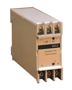 DIN Rail Mount AC Voltage/Current Signal Conditioners, 2-Wire Loop Powered Design | DRA-ACT-2 Series