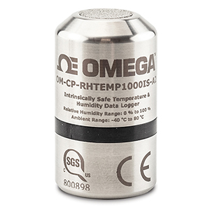 Intrinsically Safe Temperature and Humidity Data Logger
 | OM-CP-RHTEMP1000IS-Lgr