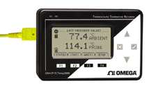 Registrador de Dados de Temperatura para Termopar com Display LCD Parte integrante da família NOMAD® | OM-CP-TCTEMP2000