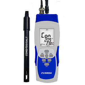 Conductivity, TDS, and Salinity Meter with Real Time SD Card Data Logger | CDH-SD11