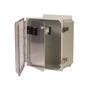 Pre-Cut Front Panels NEMA 4X Outdoor Enclosures | OM-HFPU Series Front Panels for Meters & Controllers