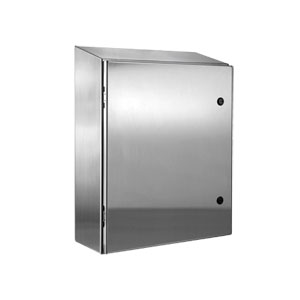 NEMA 4X Washdown Enclosures, Wall Mount 304 Stainless Steel Electrical Enclosure, Waterproof and Weatherproof Outdoor Enclosures for Food and Beverage Applications. | SCE-ELST Series Stainless Steel Enclosures