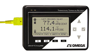Thermocouple Temperature Data Logger with LCD Display | OM-CP-TCTEMP2000