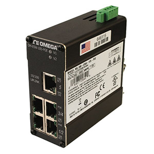Unmanaged Industrial Ethernet Switch | OM-ESW-105-POE