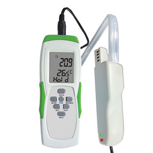Portable Oxygen Level Monitor and Data Logger | O2 Meter | HHAQ-104