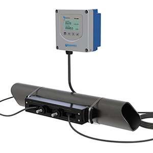 Clamp on Transit Time Ultrasonic Flow Meter For 2.5