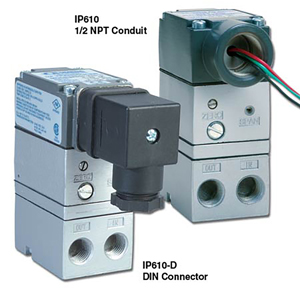 소형 I/P 트랜스듀서-전자 공기 압력 컨트롤 | IP610 시리즈IP710 시리즈