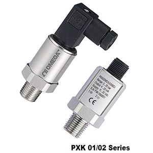 小型圧力センサ（圧力変換器）0...10Bar〜250Bar | PXK01 & PXK02 | オメガエンジニアリング | PXK Series
