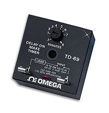 Low Cost Adjustable Solid State Timer, Delay-on-Make, Delay-on-Break | TD-69