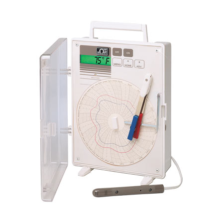 CTH89 Series : 6 inch Circular Chart Recorder, Temperature, Humidity, Dewpoint, AC Power with 48 Hr. Back-Up<span class=discontinue-title> - Discontinued</span>