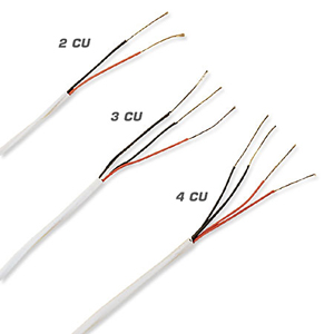 Cable de extensión para RTD y termistor | EXGG-2CU_3CU_WIRE 