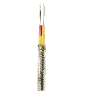 Thermocouple Extension Wire with PFA-Coated Wire with 304SS Overbraid | EXTT-(*)-SB