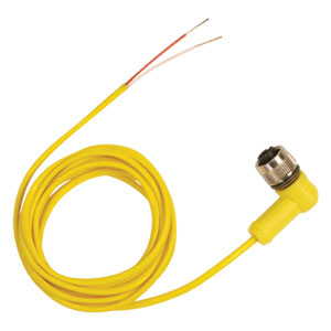 Cables M12 con conectores montables en campo para termopares | Serie M12CM