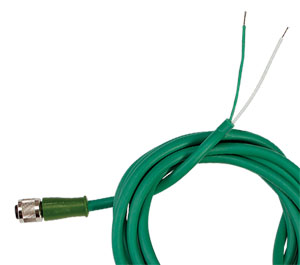 Cable prolongador de termopar moldeado M8 y M12 | Series M8C y M12C