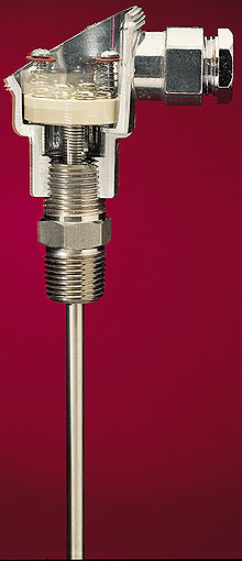 Spring Loaded Industrial Thermocouples with Protection Head | NB-TBSL Series