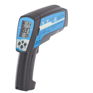 Dual laser infrared thermometer with Type K T/C Input option | Dual Non-Contact Laser High-Temperature Infrared Thermometer