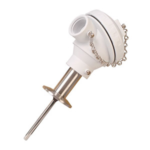 3-A Approved Direct Immersion Sanitary RTD Sensors Pt100 with Connection Heads for use in Food, Dairy, Beverage and BioPharmaceutical Processes | PRS-NB9W Sanitary RTD Sensors