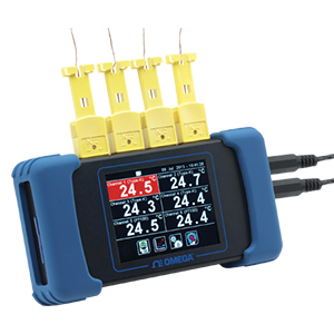 Six Channel Handheld Temperature Data Logger With Touch Screen | RDXL6SD