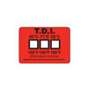 TL-TI Non-Reversible Temperature Labels