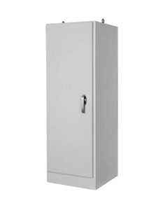 Non-Metallic Fiberglass NEMA 4X Free Standing Electrical Enclosures, 1 & 2 Door Models, up to 72 x 49
