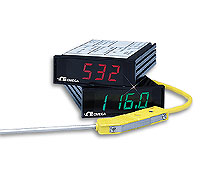 Medidor de Painel de Temperatura em Miniatura de 3 1/2 Dígitos | Série DP116