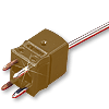 4-Pin Dual Circuit Thermocouple Connectors