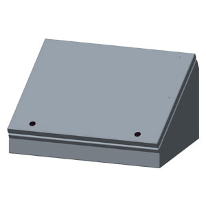 Sloping front enclosures for control box applications | SCE-ELJ Series Operator Consolets