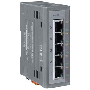 5 Port Industrial DIN-Rail Ethernet Switch
 | NS-205-Ethernet-Switch