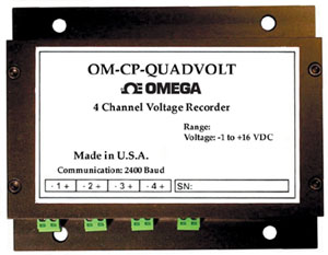 4 Channel Voltage Data Logger | OM-CP-QUADVOLT