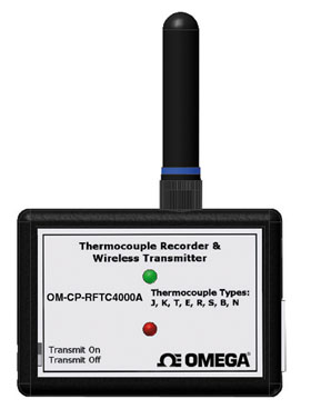 Wireless Thermocouple Temperature Transmitter Part of the NOMAD® Family These products are not CE marked and use a frequency band which is not approved for use in Europe | OM-CP-RFTC4000A
