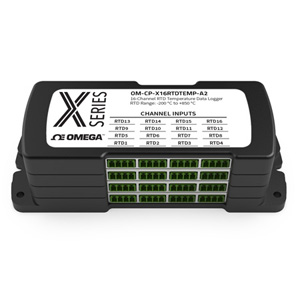 X-Series - Multi Channel RTD Temperature Loggers
 | OM-CP-XRTDTemp-Series