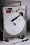 Circular Temperature Chart Recorders with Type J Thermocoupl