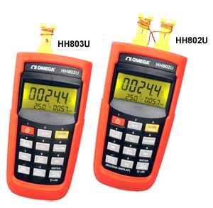 Termokoblertermometer med høj nøjagtighed. USB eller trådløs interface | HH802