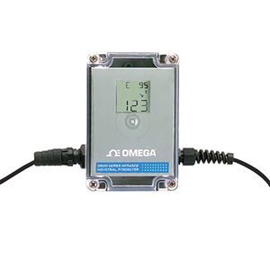 Kontaktløst infrarødt termometer/transmitter til industrien med lokalt display, dobbelt alarm og analog udgang | OS550A Series 