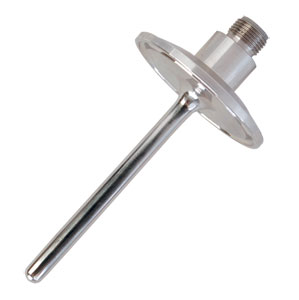 3-A Approved Pt100 Temperature sensor with M12 connector for quick and reliable IP67/68 electrical connection. | PRS-M12 Series Hygienic RTD Sensors