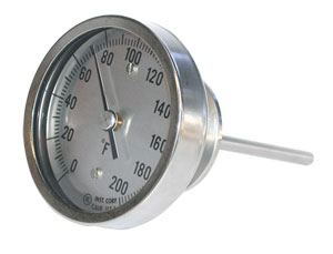 Hygienic Bimetal Thermometers | AA, BB, JJ and LL Bimetal Thermometers