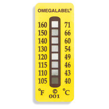 Non-Reversible OMEGALABEL™ Temperature Labels
 TL-8 Series | TL-8