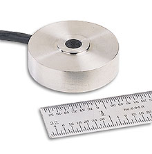 Miniature Compression Load Cell with Threaded Center Hole | LC321