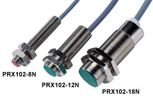 Shielded Inductive Proximity Sensors, Standard Sensing Ranges | PRX102