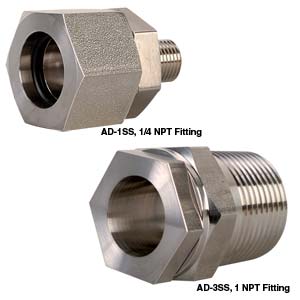 Flush Mount Adapters for PX102 and PX103 SeriesPressure Transducers | PX102 Adaptor