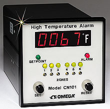 Monitor de Temperatura de 6 Canais com Alarme e Montagem 1/4 DIN | Série CN100