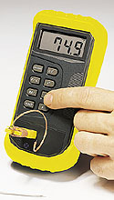 Low Cost Digital Thermometer, Single or Dual Input Models with Type K Thermocouple Input | HH11 and HH12