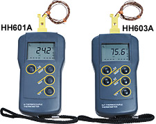 Water Resistant Handheld Thermocouple Meters | HH600A Series