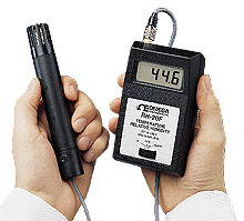 Handheld Relative Humidity Meter and RH/Temperature Meter, Models RH-20 ...