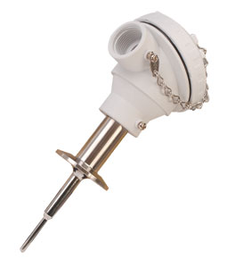 3-A Approved Sanitary Thermocouple Sensor with Polypropylene Connection Head | TCS-H-NB9W Series